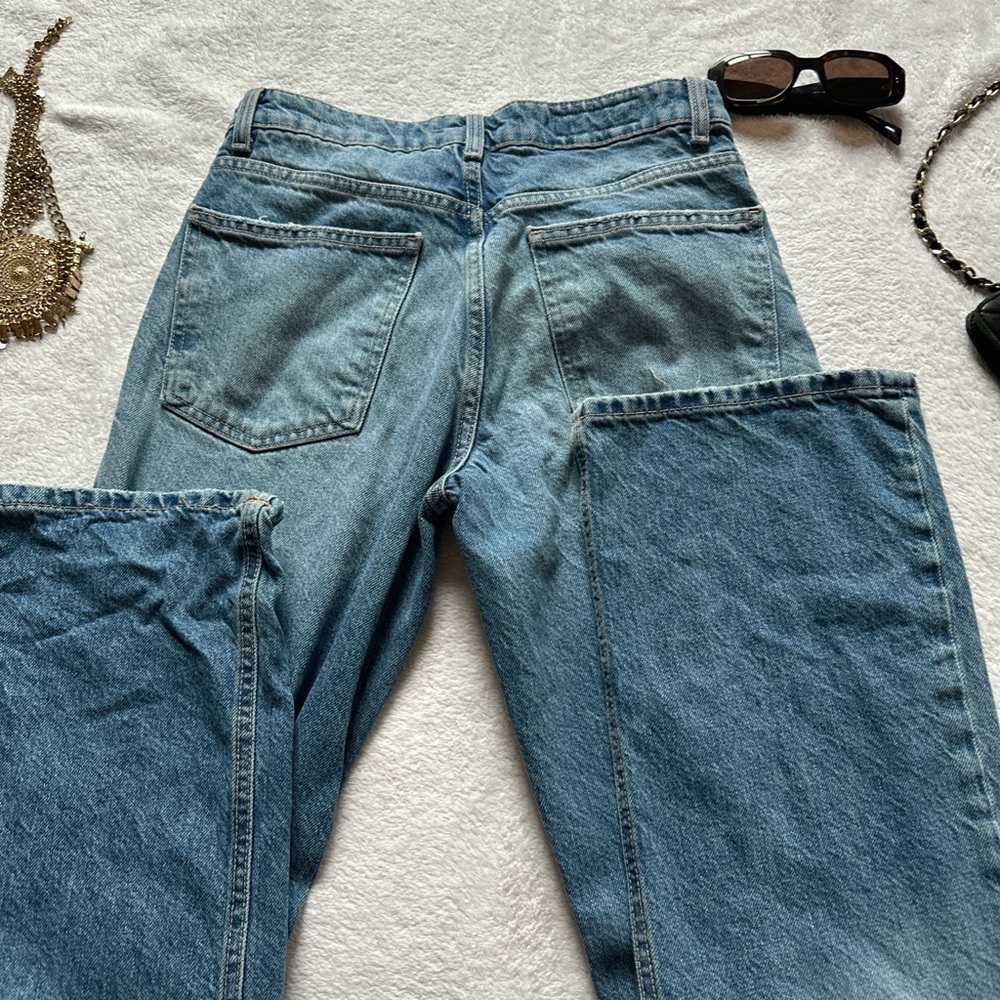 ZARA Light Blue High-Rise Women's Jeans - Picture 3 of 3